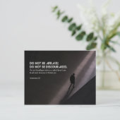 Keine Angst haben (Deuteronomie 31:8) Postkarte (Stehend Vorderseite)