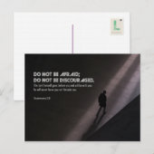 Keine Angst haben (Deuteronomie 31:8) Postkarte (Vorne/Hinten)