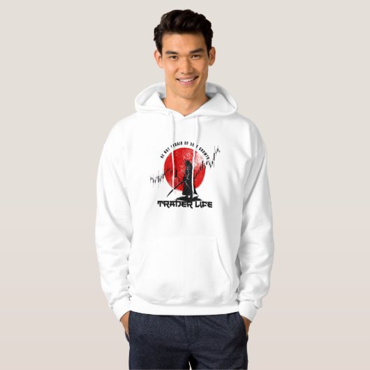 Keine Angst | Handelsmotivation | Samurai Hoodie (Vorne ganz)