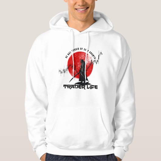 Keine Angst | Handelsmotivation | Samurai Hoodie (Vorderseite)