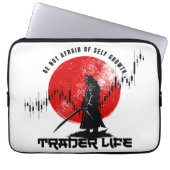 Keine Angst | Handelsmotivation | Samurai Laptopschutzhülle (Vorderseite)