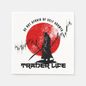 Keine Angst | Handelsmotivation | Samurai Serviette (Vorderseite)