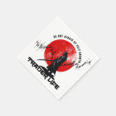 Keine Angst | Handelsmotivation | Samurai Serviette (Ecke)