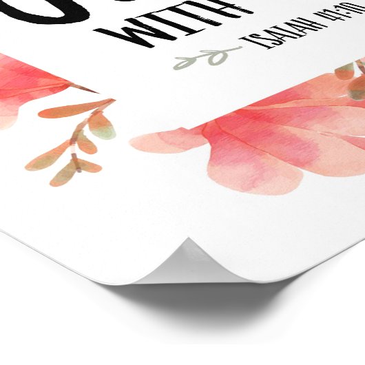 Keine Angst, ich bin mit Ihnen Art Print Poster (Ecke)