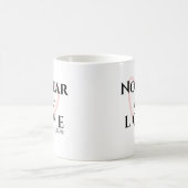 Keine Angst in der Liebe Kaffeetasse (Mittel)