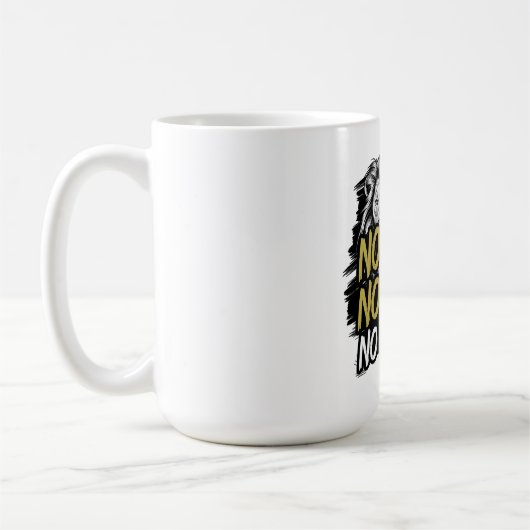 Keine Angst keine Grenzen Keine Ausreden Kaffeetasse (Links)