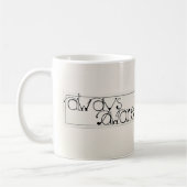 Keine Angst Mantra Kaffeetasse (Links)