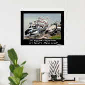 Keine Angst - Motivierend Poster (Heimbüro)