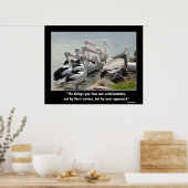 Keine Angst - Motivierend Poster (Küche)