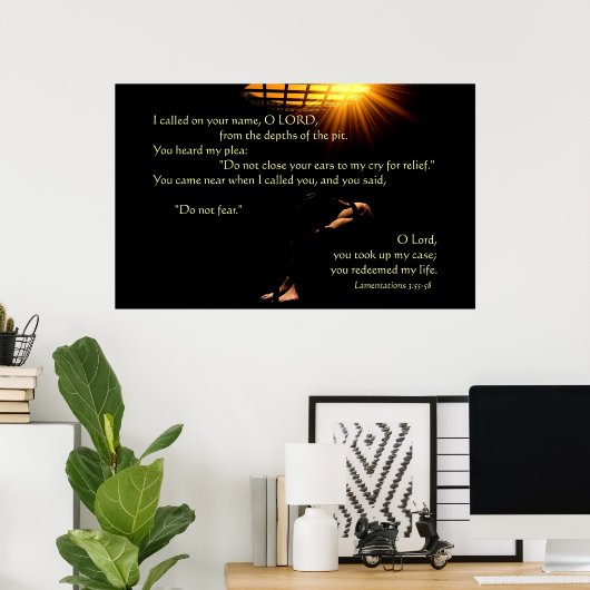 Keine Angst Poster (Heimbüro)