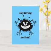 keine Angst Skydiving Karte (Gelbe Blume)