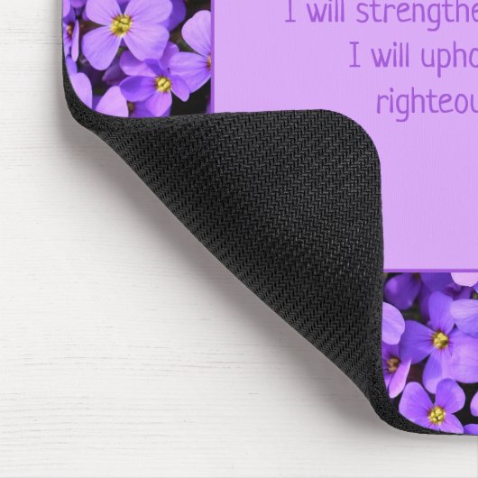 Keine Angst vor Christlichen Blütenblättern Mousepad (Ecke)