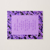 Keine Angst vor Christlichen Blütenblättern Puzzle (Horizontal)