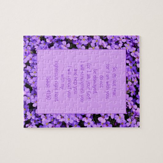 Keine Angst vor Christlichen Blütenblättern Puzzle (Horizontal)