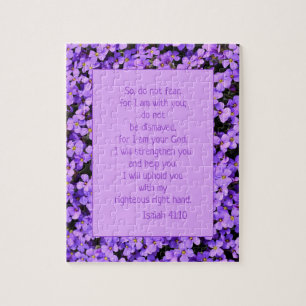 Keine Angst vor Christlichen Blütenblättern Puzzle