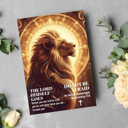 Keine Angst vor einer Deuteronomie 31:8 Karte