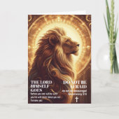 Keine Angst vor einer Deuteronomie 31:8 Karte (Vorderseite)