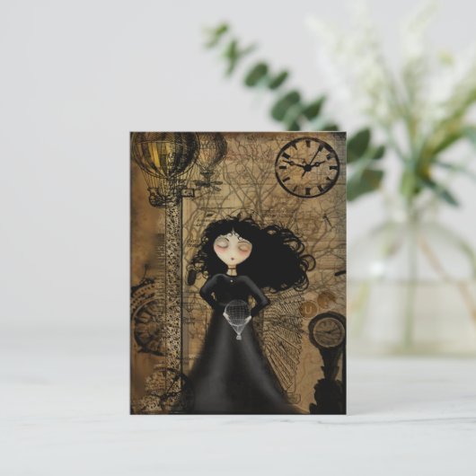 Keine Angst vor einer fliegenden Postkarte (Stehend Vorderseite)