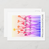 Keine Angst vor Größe Postkarte (Vorne/Hinten)