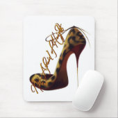 "Keine Angst vor Höhen" Tres Chic High Heel Design Mousepad (Mit Mouse)