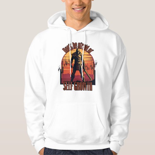 Keine Angst vor Selbstwachstum | Handelsmotivation Hoodie (Vorderseite)