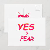 Keine Angstblase Postkarte (Vorne/Hinten)