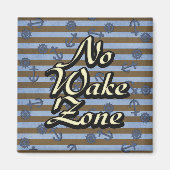 Keine Anker und Räder für Schiffe in Weck-Zone Magnet (Vorne)