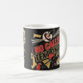 Keine Anrufe, Nur Text Kaffeetasse (VorderseiteRechts)