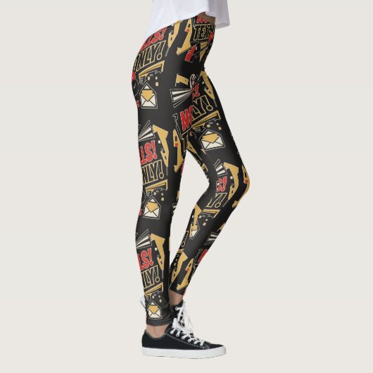 Keine Anrufe, Nur Text Leggings (Rechts)