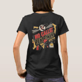 Keine Anrufe, Nur Text T-Shirt (Rückseite)