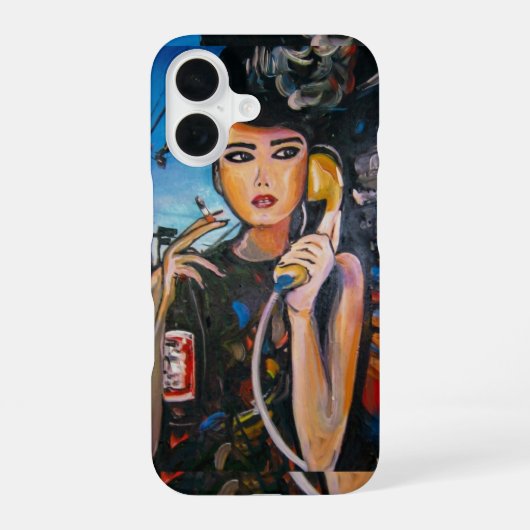 Keine Antwort iPhone 16 Hülle (Rückseite)