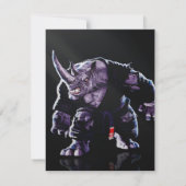 Keine Anwendung für die Holzbearbeitung Einladung (Rückseite)