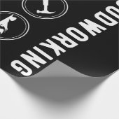 Keine Anwendung für die Holzbearbeitung Geschenkpapier (Ecke)