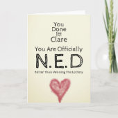 Keine Anzeichen einer Krankheit, die individuell a Karte (Vorderseite)