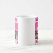 Keine Arbeit, nur Strand Kaffeetasse (Mittel)