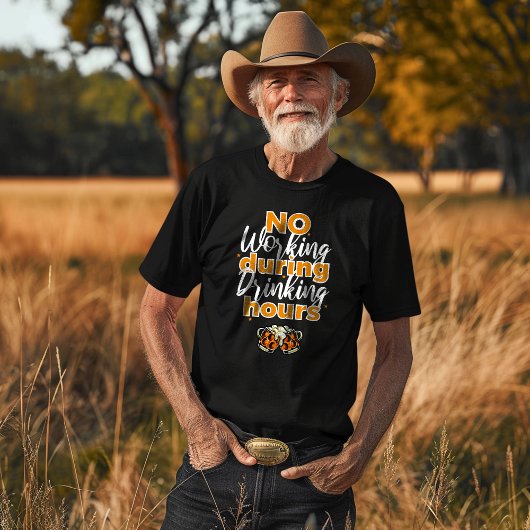 Keine Arbeit während des T - Shirt