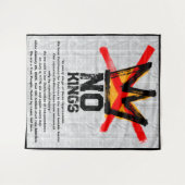 KEINE ART Unabhängigkeitserklärung erneut Wandteppich (Vorderseite (Horizontal))