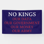 KEINE ART ZURÜCKGEFÜHRTER PROTEST BANNER (Horizontal)