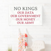 KEINE ART ZURÜCKGEFÜHRTER PROTEST BANNER (Insitu)