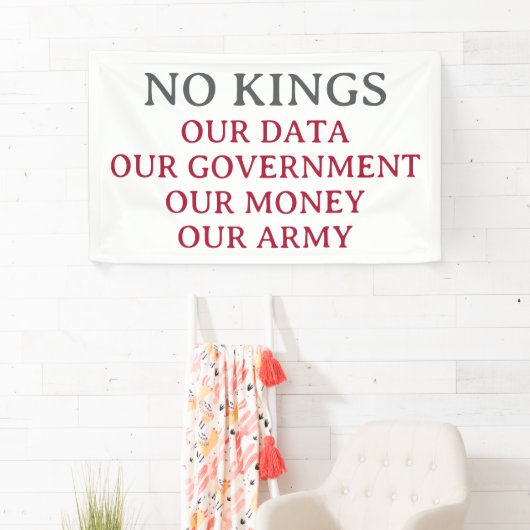 KEINE ART ZURÜCKGEFÜHRTER PROTEST BANNER (Insitu)