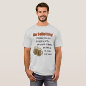 Keine Aufforderung, es sei denn, Sie fallen von Bi T-Shirt (Vorne ganz)