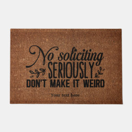 Keine Aufforderung zur Einreichung von Vorschlägen Fußmatte