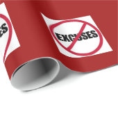 KEINE AUSGABEN MOTIVIEREND SIGN-SYMBOL SCHWARZ-WEI GESCHENKPAPIER (Rolleneckpunkt)