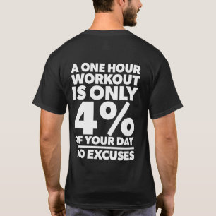 Keine Ausreden - eine unserer Schulungen ist 4% Ih T-Shirt