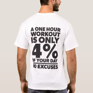 Keine Ausreden - eine unserer Schulungen ist 4% Ih T-Shirt