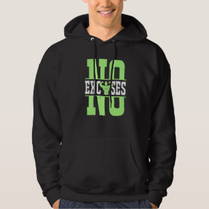 Keine Ausreden Fitness-Workout Deadlifting Gewicht Hoodie