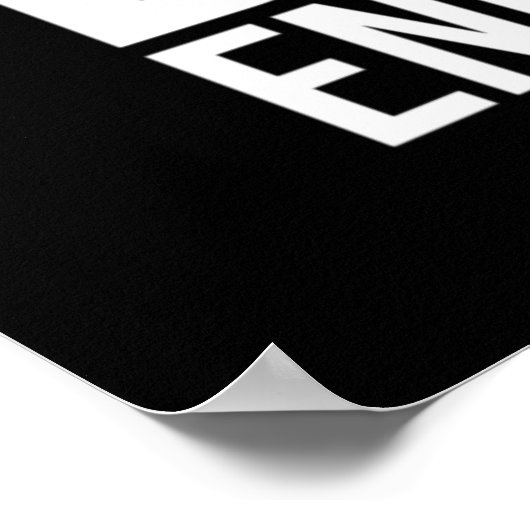 Keine Ausreden - Gym, Hustle, Erfolg, Motivierend  Poster (Ecke)