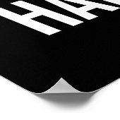 Keine Ausreden, härter arbeiten - Motivierend Poster (Ecke)