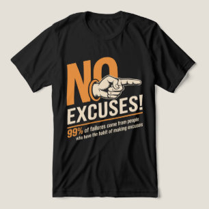 "Keine Ausreden" Motivierend Erfolgskonzept Tri-Blend Shirt
