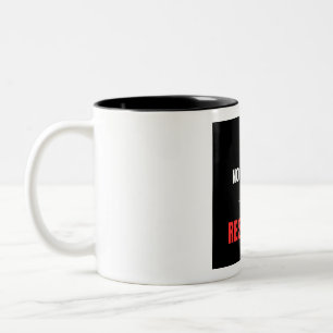 Keine Ausreden, nur Ergebnisse Kraftsportstudio Mo Zweifarbige Tasse